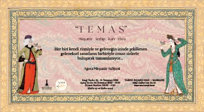 TEMAS Minyatür - Tezhip -  Katı - Ebru Sergisi