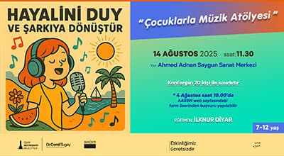Hayalini Duy ve Şarkıya Dönüştür ``Çocuklarla Müzik Atölyesi``