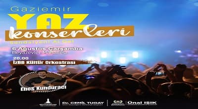  İzBB Kültür Orkestrası Enes Kunduracı Konseri-Gaziemir Yaz Konserleri