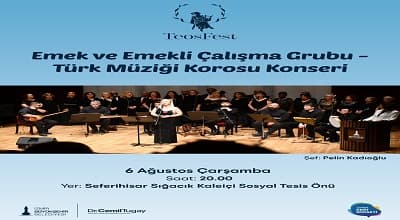 TeosFest Emek ve Emekli Çalışma Grubu - Türk Müziği Korosu Konseri